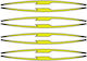 Puig Decorative Rim Sticker Performance 21833g Yellow