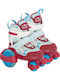 Hudora Mein Erster Quad LED Roller Skates Quad Roller Rot Kinder