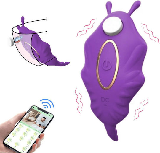 SMD Klitoris Vibrator mit Fernsteuerung Lila