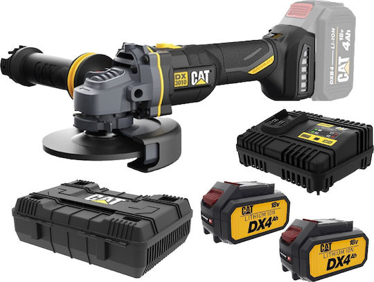 CAT Combo-19 Τροχός 125mm Μπαταρίας Brushless με Ρύθμιση Στροφών 2x4Ah