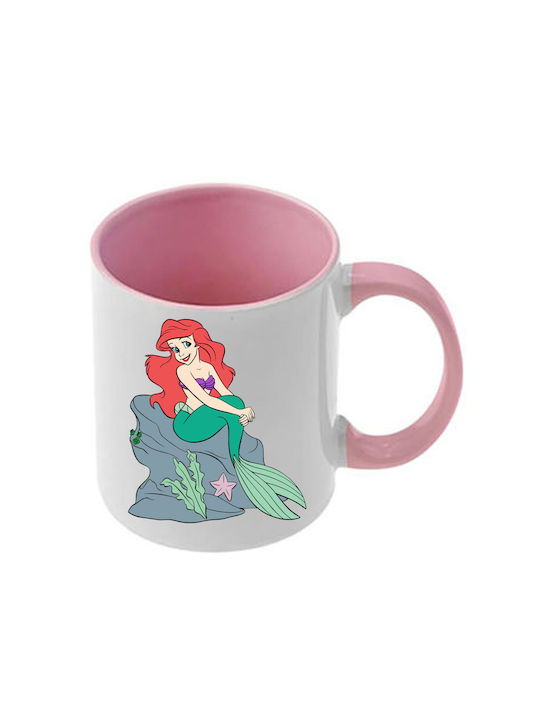 Photoretous Keramiktasse Ariel Rosa Mit Griff I...