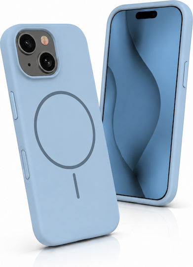 Силиконов Тънък Mag Калъф Iphone 17 6 3" Светлосин