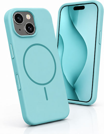 Silicone Thin Mag Case Iphone 16 6 1" Turquoise