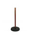 Andrea House Ceramic Black Paper Towel Holder 14x14x33.5cm CC26100