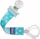 Chicco Pacifier Clip Fashion Blue