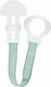 Mam Pacifier Ribbon from Fabric Green