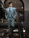 Men's Suit with Vest Mint