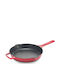 Metaltex Cast Iron Pan with Enamel Interior Coating 30cm