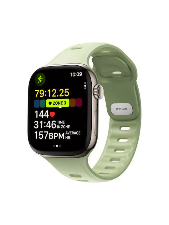 Nomad Silicone Strap With Pin Green Apple Watch 44/45/46mm/Ultra 49mm