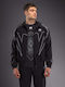Ζακέτα με Κουκούλα Black/grey/silver