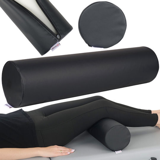 Habys Cylindrical Pillow 15x60x60cm In Black Colour