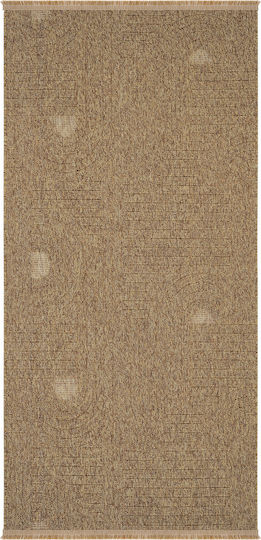 SteweHome Rectangular Kitchen Mat with Non-Slip Backing Woven 100x150cm