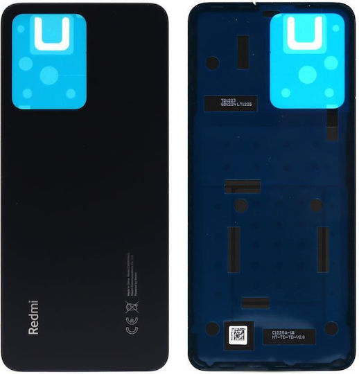 Xiaomi Redmi Note 12 4G Ersatzabdeckung Schwarz Oem