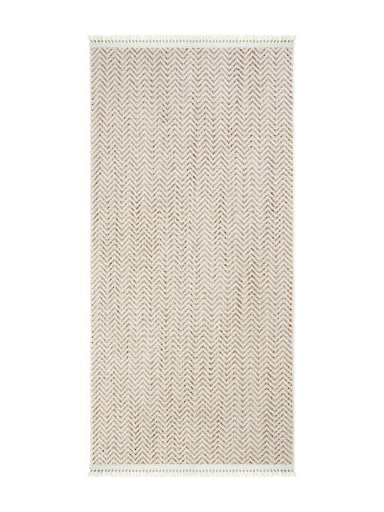 SteweHome Rectangular Kitchen Mat Brown 100x150cm