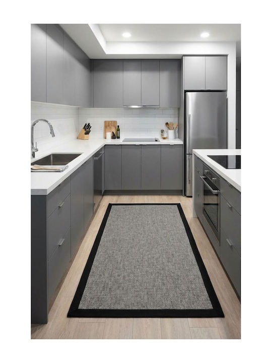 SteweHome Ορθογώνιο Χαλάκι Κουζίνας Γκρι 100x15...