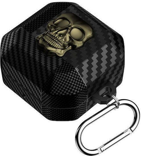 Protective Bluetooth Earbuds Case Carbon Fiber Pattern Galaxy Buds4 Buds4 Pro Copper