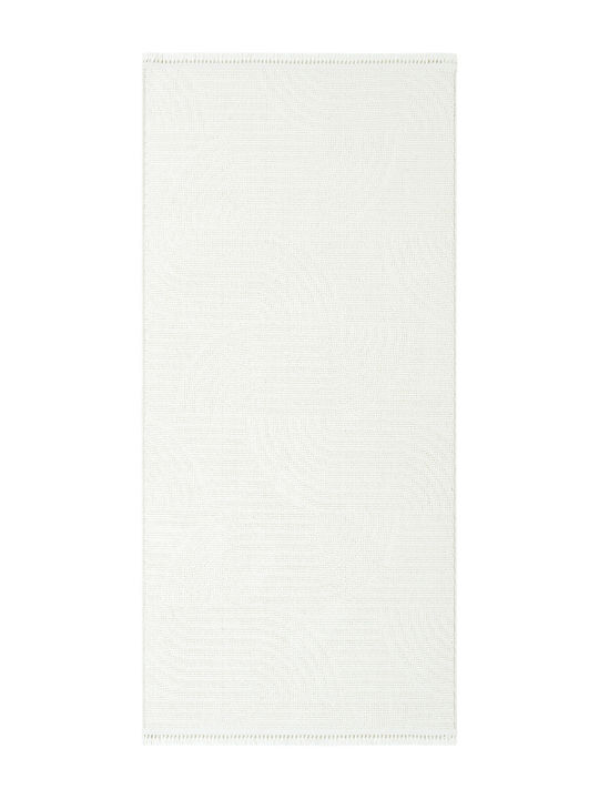 SteweHome Rectangular Kitchen Mat White 100x150cm