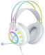 XO GE10 Over Ear Gaming Headset με σύνδεση 3.5mm / USB Λευκό