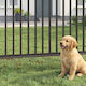 vidaXL Metallic Garden Hedge in Silver Colour 3...