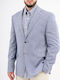 Sommer Herrenanzugsjacke Blau