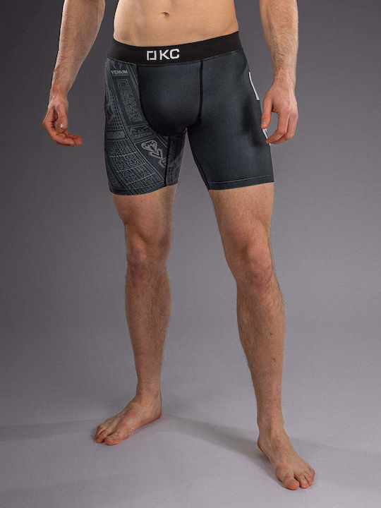 Venum Vale Tudo Short Men's Martial Arts Leggings Black