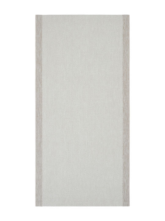 SteweHome Rectangular Kitchen Mat With Non-Slip Backing Beige 100x150cm