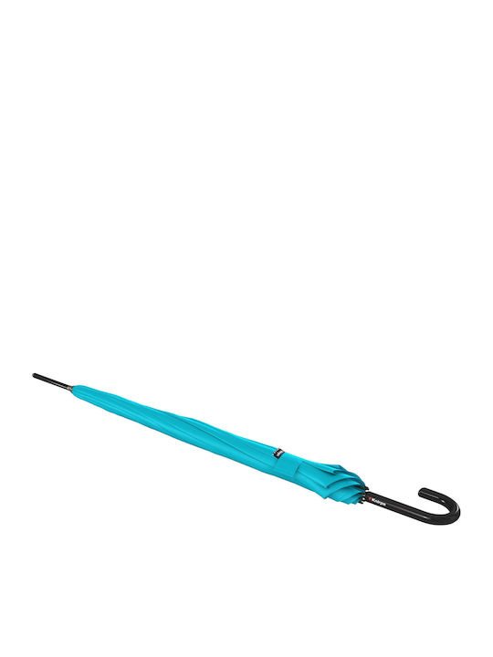 Knirps A.760 Automatic Light Blue Umbrella with Walking Stick