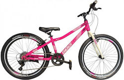 Energy Fun 24" Παιδικό Mountain Bike Ροζ