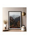 Poster Mountain View Pst25146 40cm X 50cm Premium Μαύρο Ξύλινο Κάδρο
