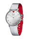 Ice Womens Watch 36mm Battery With White Leather Strap