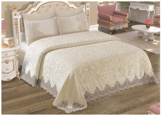 SteweHome Σετ Υπέρδιπλη 230x240εκ. Λευκό SteweHome Σετ Υπέρδιπλη 230x240εκ. Λευκό