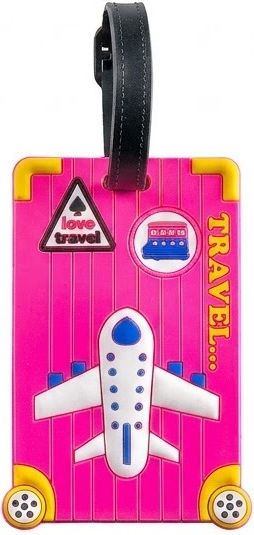 RCM Luggage Label Pink
