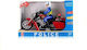 Martin Toys Motocicletă de Poliție Pull Back