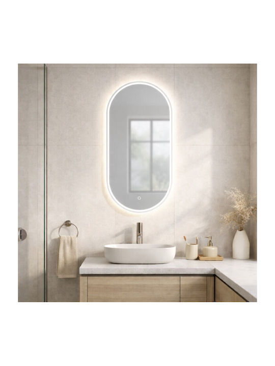 Savvopoulos Oglindă de Baie cu Lumini LED cu Atingere 60x90cm