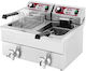 Costos Ηλεκτρική Φριτέζα Διπλή 6kW 58x48x40cm