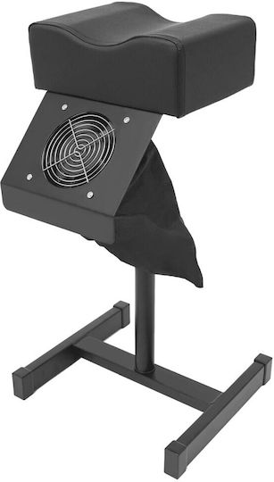 Pedicure Footrest Dust Collector Black