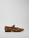 Casi Myra Suede Women's Ballerina Shoes in Brown Colour