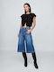 Women's Jean Bermuda Medium Indigo