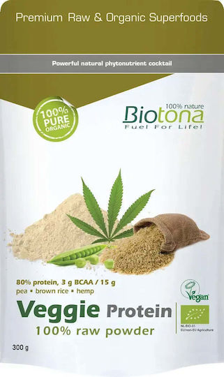 Biotona Organic Vegan Protein Био Веган Протеин Ориз с Вкус Natural 300гр