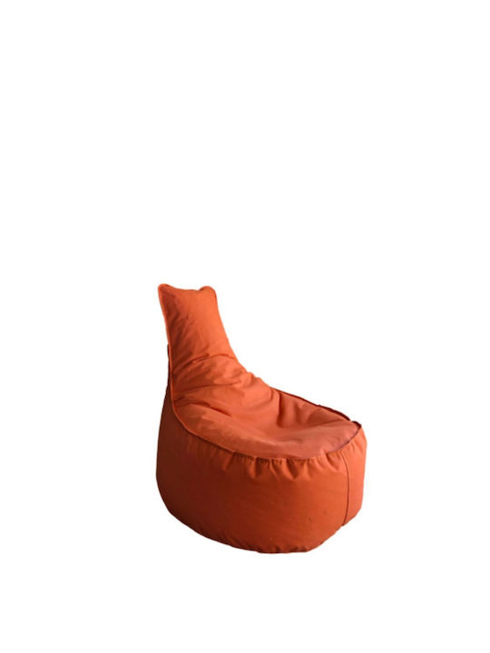Bean Bag Pear Orange 55x40x70cm