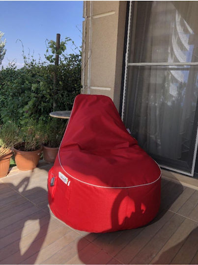 Bean Bag Chair Waterproof Red 40x60x70cm