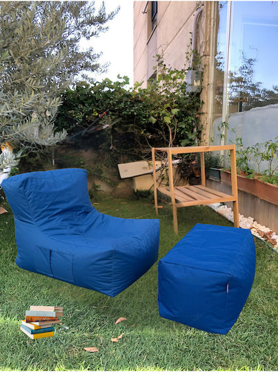 Πουφ Πολυθρόνα Αδιάβροχη Αχλάδι 75x65x70cm