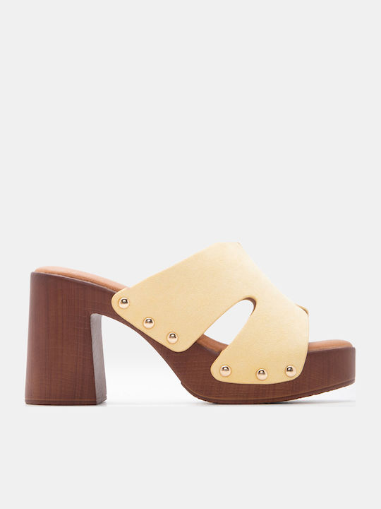 Luigi Luigi Damen Sandalen Gelbe