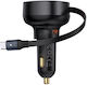 Baseus Enjoyment Pro Φορτιστής Αυτοκινήτου 60W 7A με μία Θύρα: 1xUSB μαζί με Καλώδιο Type-C Μαύρο Χρώμα