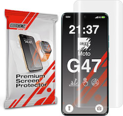 Grizzglass Hydrofilm Protective Film Compatible Motorola Moto G47 Transparent Grizzglass Hydrofilm Protective Film Compatible Motorola Moto G47 Transparent