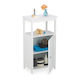 Relaxdays Badezimmerschrank 83x45x30cm Weiß