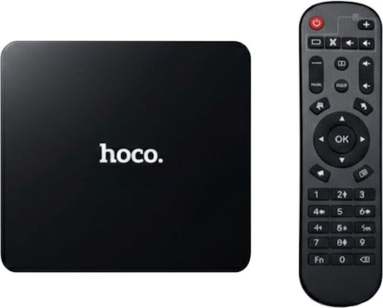 Hoco TV Box DQ10 Plus 4K UHD με WiFi USB 2.0 4GB RAM και 32GB Αποθηκευτικό Χώρο με Λειτουργικό Android 12.0