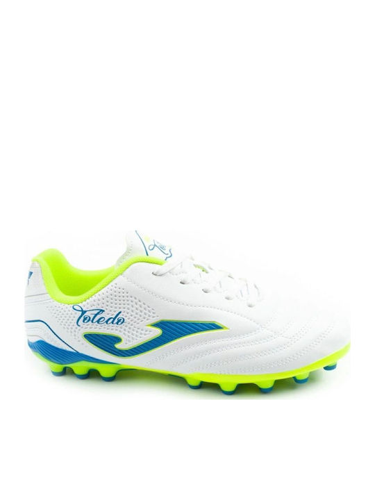 Joma Kids Soccer Cleats Toledo Jr Molded White