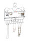 Relaxdays Metal Jewellery Hanger Silver