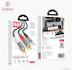 Earldom 3,5mm Klinkenkabel mit 2x RCA-Stecker Schwarz